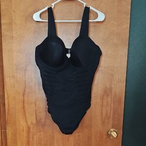 Adore Me Black One-Piece Swimsuit